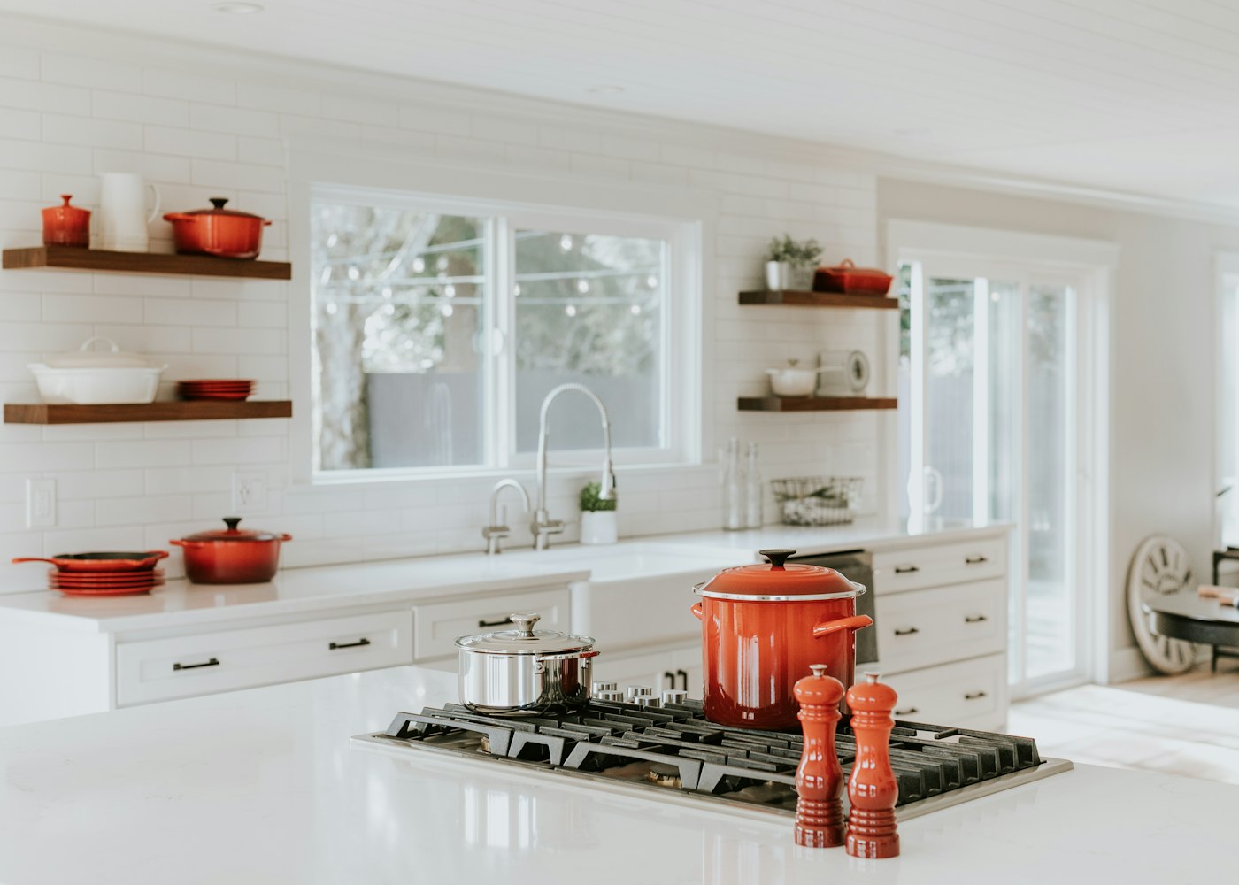 Renovated kitchen finished to a commercial standard